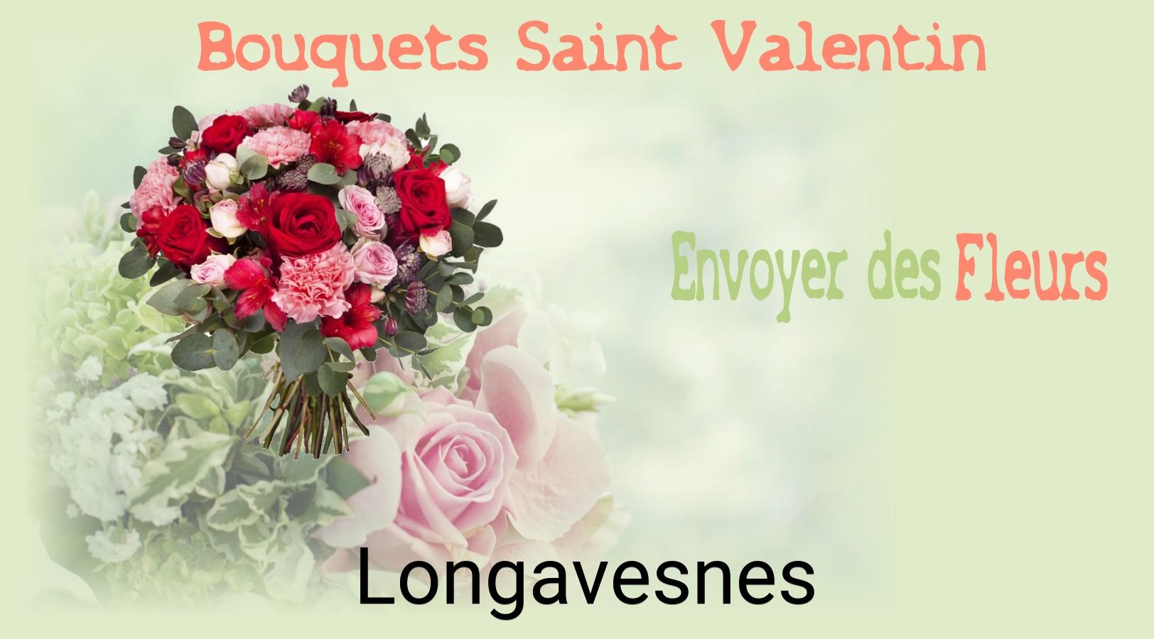 Roses de Saint-Valentin livrées à Longavesnes